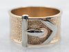 Two Tone Textured Belt Buckle Cigar Band