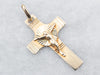 Vintage Gold Crucifix Pendant