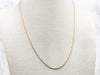 Yellow Gold Rope Twist Chain with Barrel Clasp