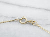 Yellow Gold Serpentine Chain Bracelet with Spring Ring Clasp