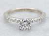 Modern Gold Diamond Engagement Ring