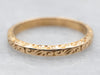 Scrolling Gold Patterned Band