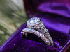 Custom Art Deco engagement ring by Elizabeth Henry