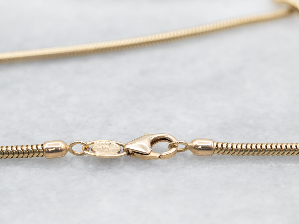 Polished Gold Snake Chain