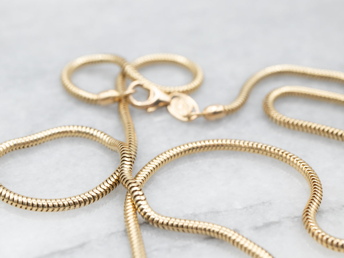 Polished Gold Snake Chain