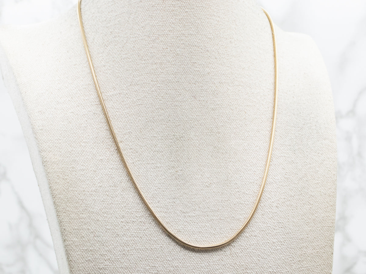 Polished Gold Snake Chain