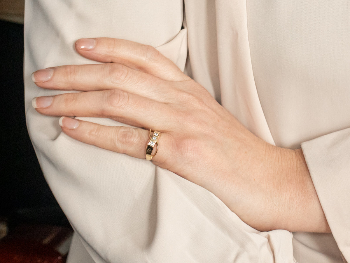 Banda infinita de diamantes en bucle