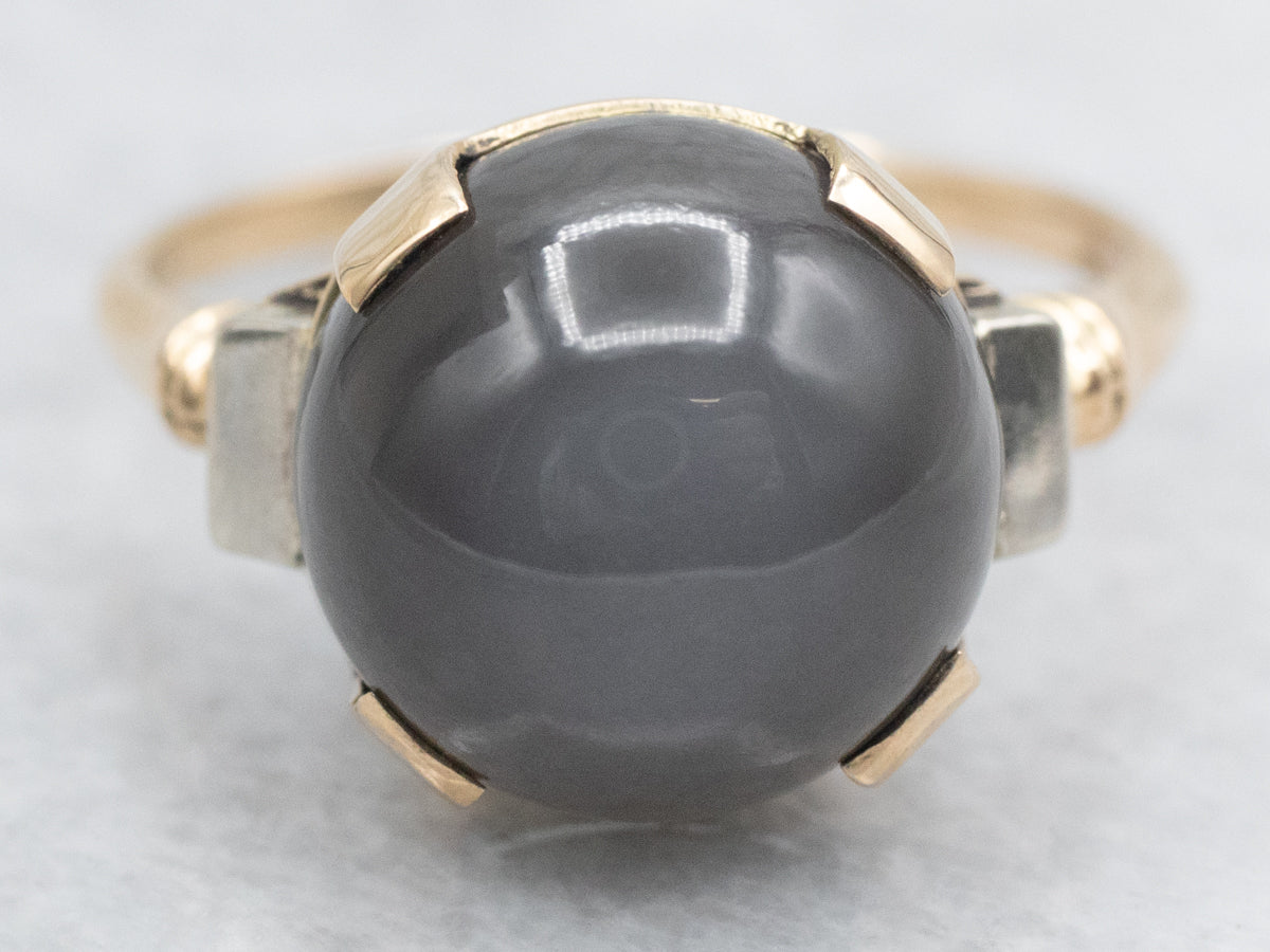 Vintage Gray Moonstone Ring