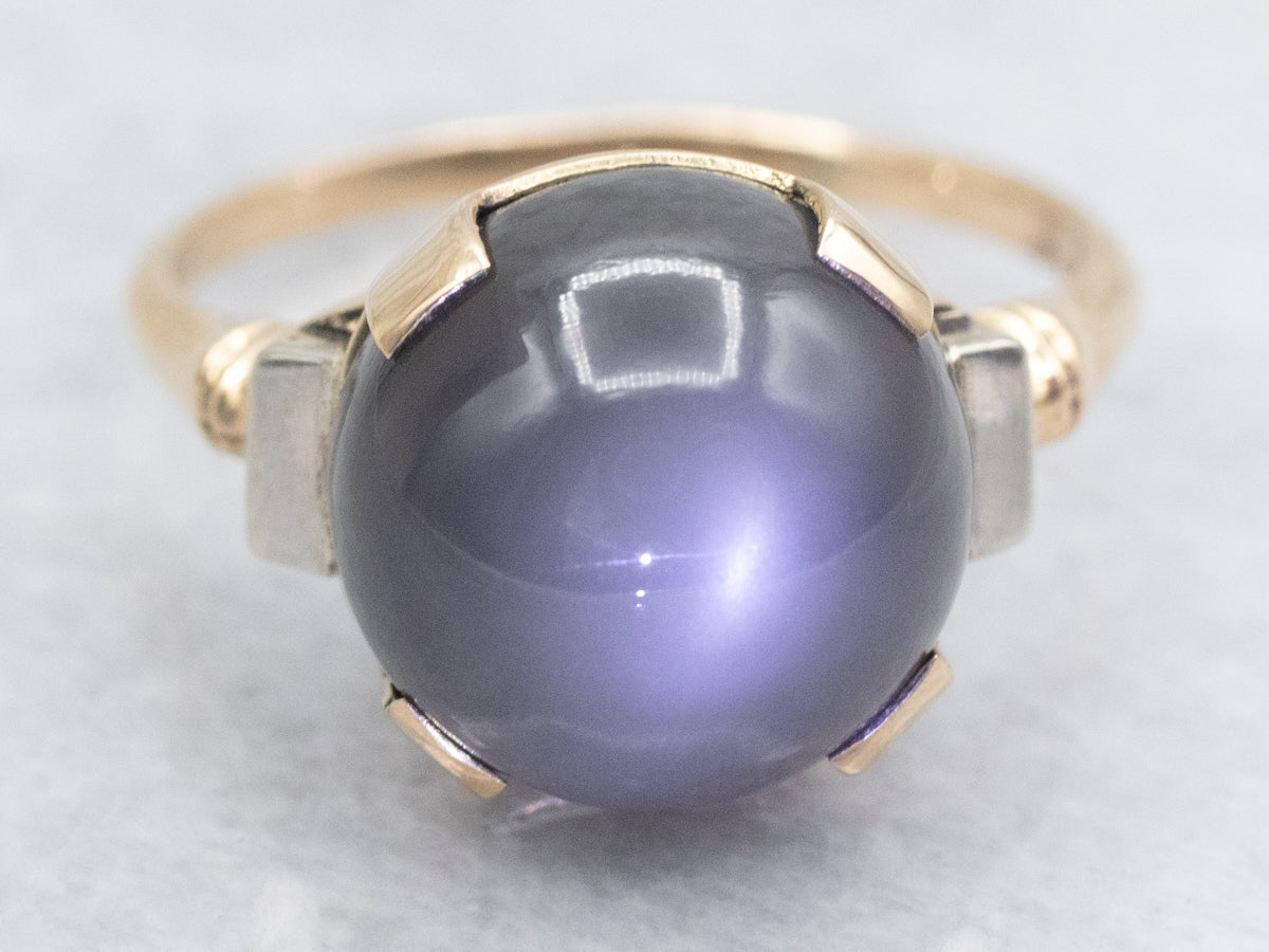 Vintage Gray Moonstone Ring