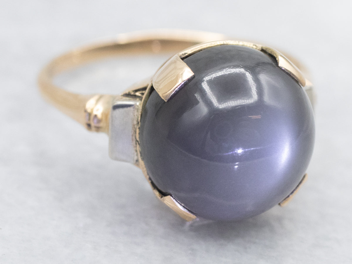 Vintage Gray Moonstone Ring