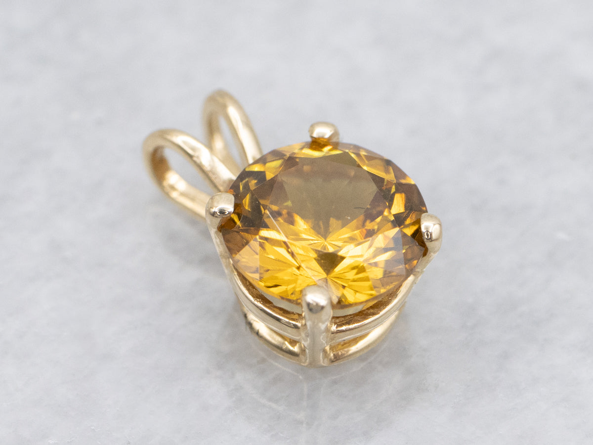 Sunshine Mali Garnet Pendant