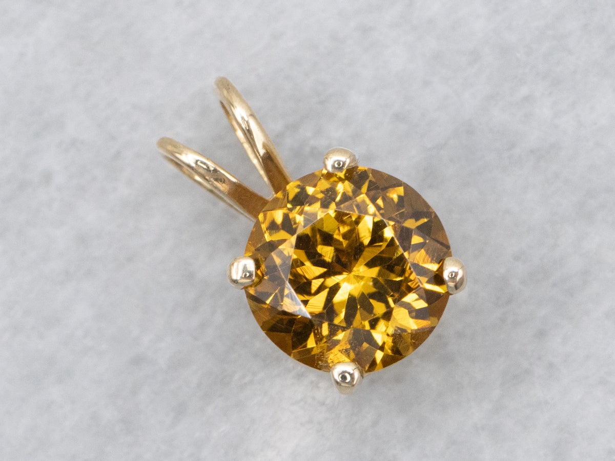 Sunshine Mali Garnet Pendant