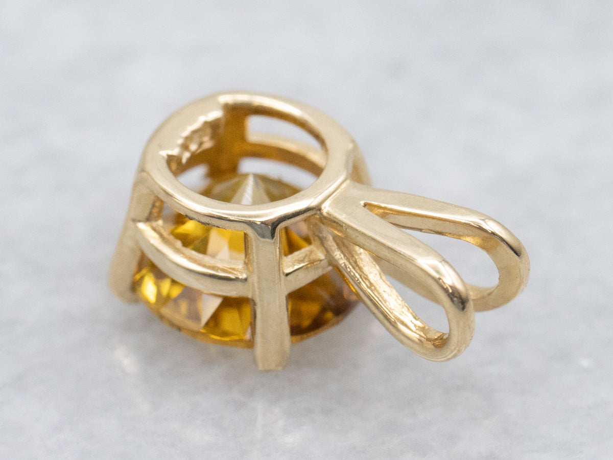 Sunshine Mali Garnet Pendant