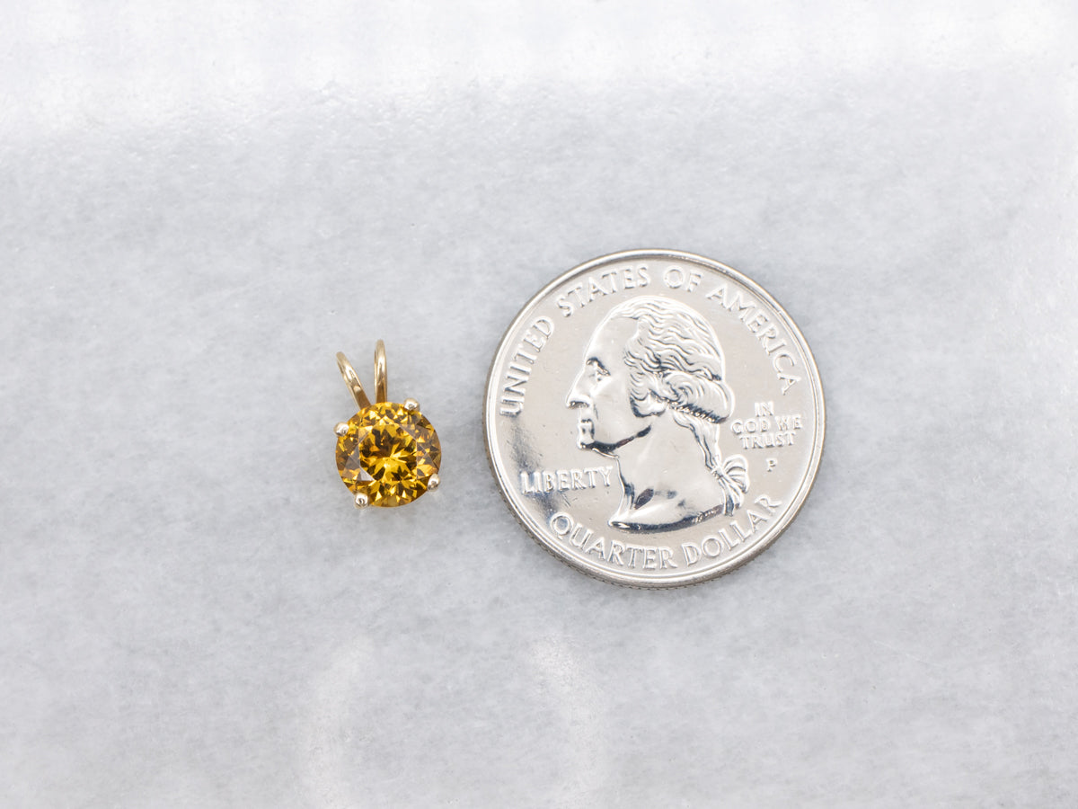 Sunshine Mali Garnet Pendant