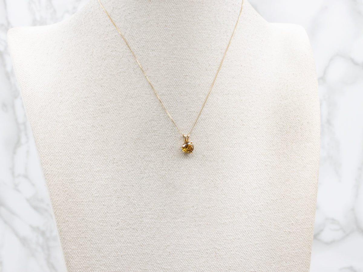 Sunshine Mali Garnet Pendant