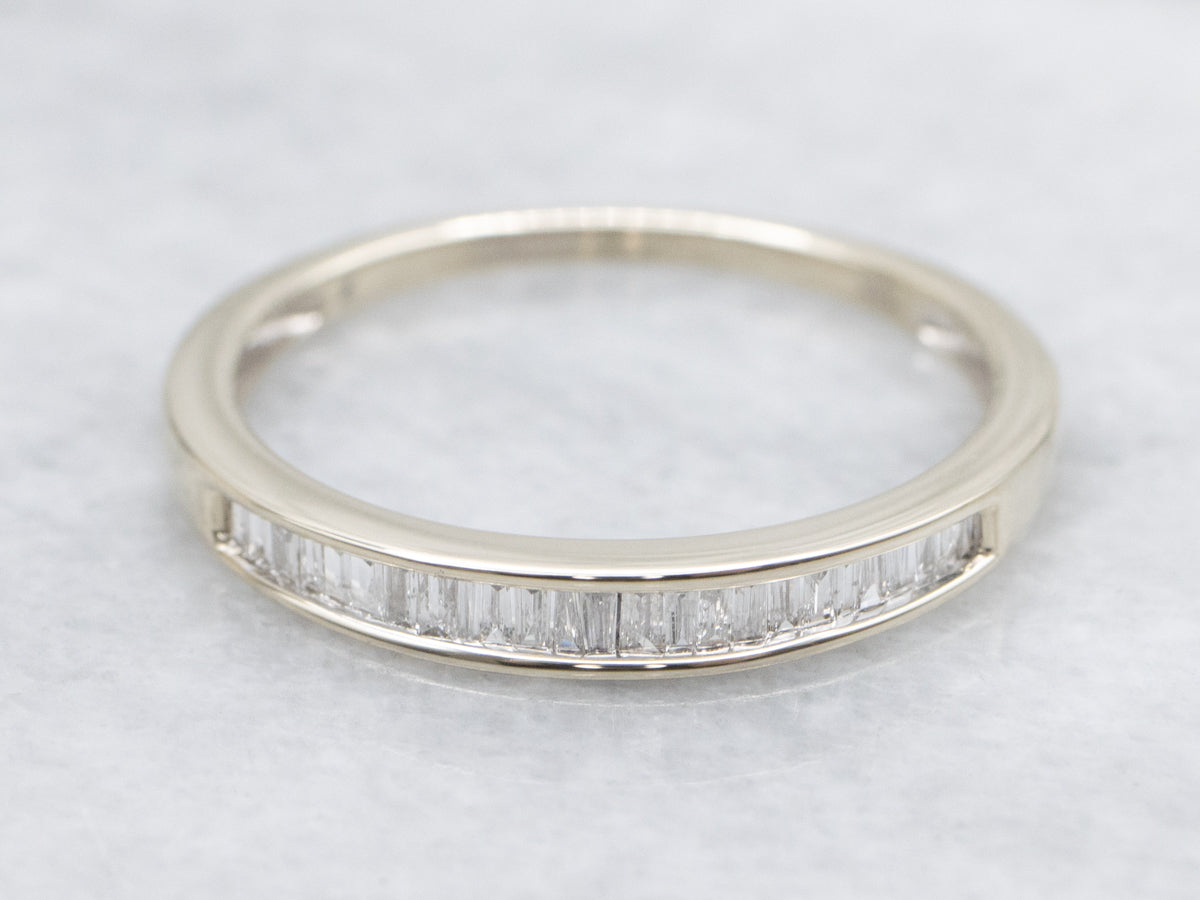 Channel-Set Baguette Diamond Band