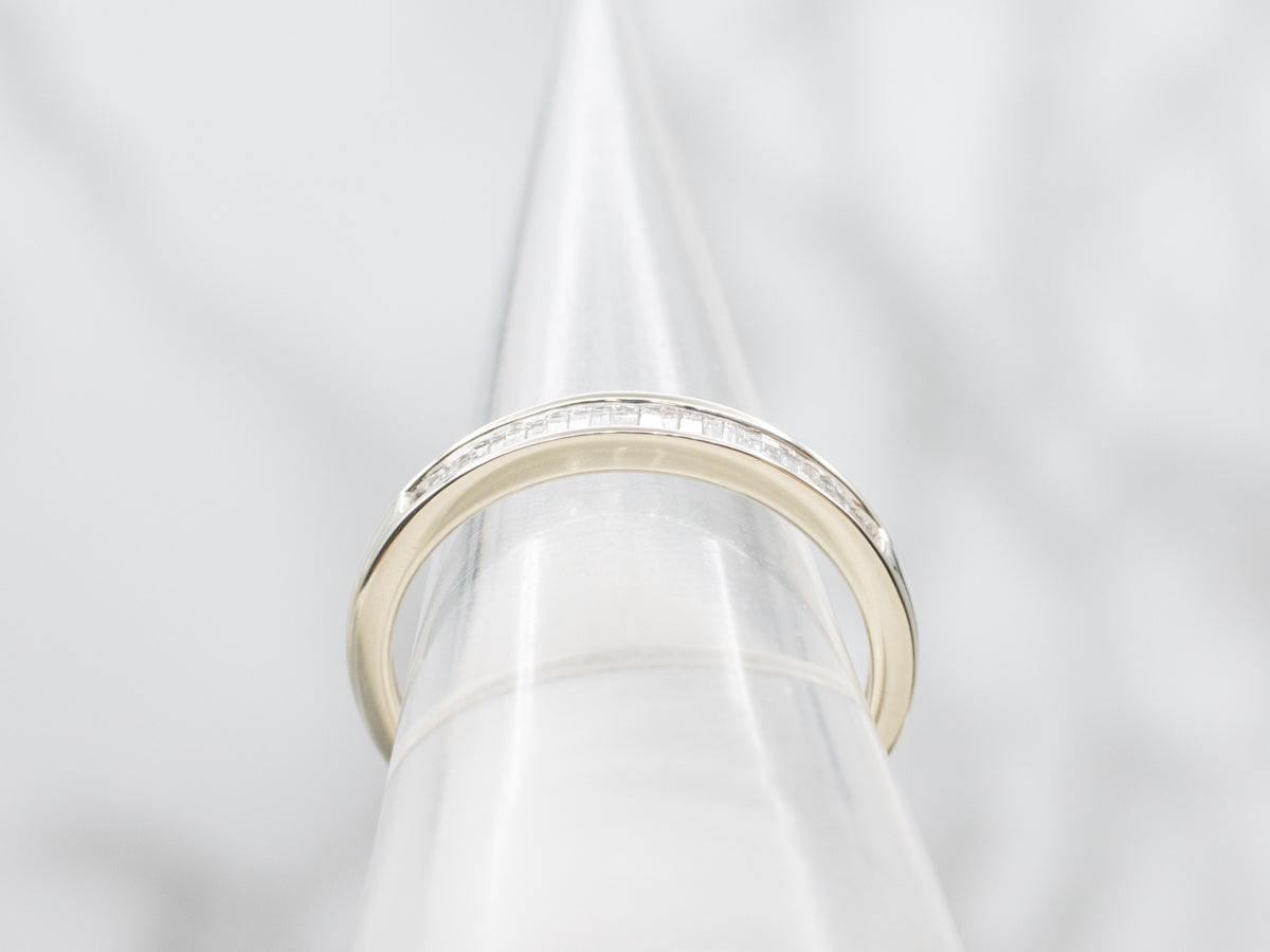 Channel-Set Baguette Diamond Band