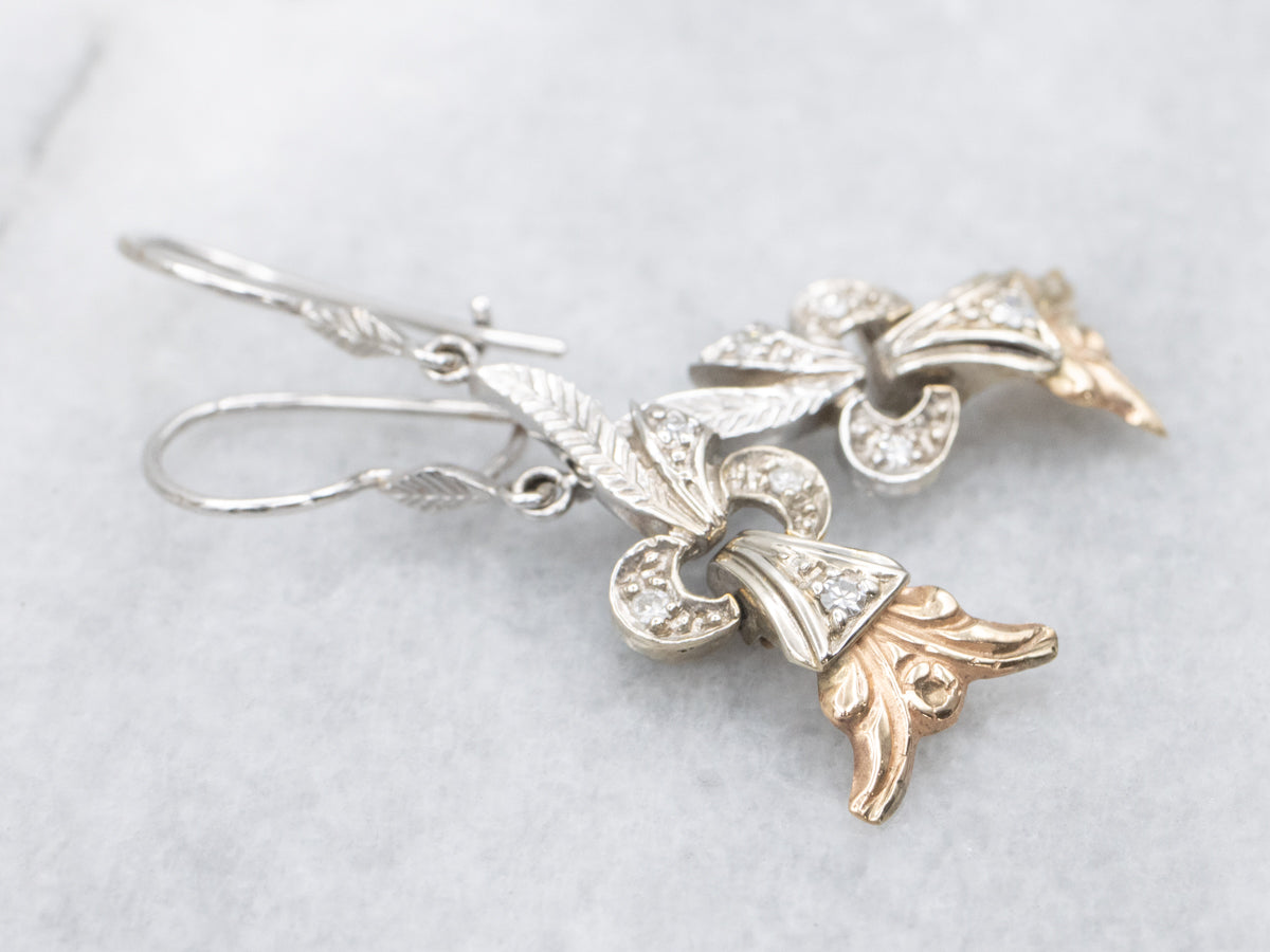 Diamond Drop Earrings from Retro Era Jewelry