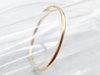 Plain 18-Karat Gold Bangle Bracelet