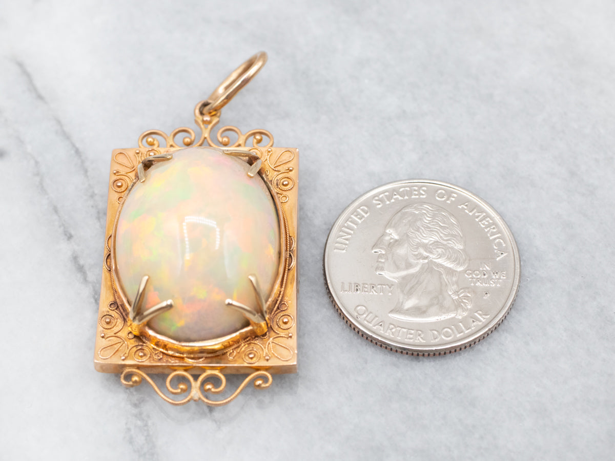 Glass Floating Opal Necklace • 10mm Round Glass Floating Opal Cremation Ash  Necklace - Sugarberry Memorials
