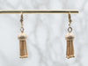 Victorian Revival Gold Tassel Drop Earrings