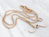 Antique Gold Double Hook Pocket Watch Chain