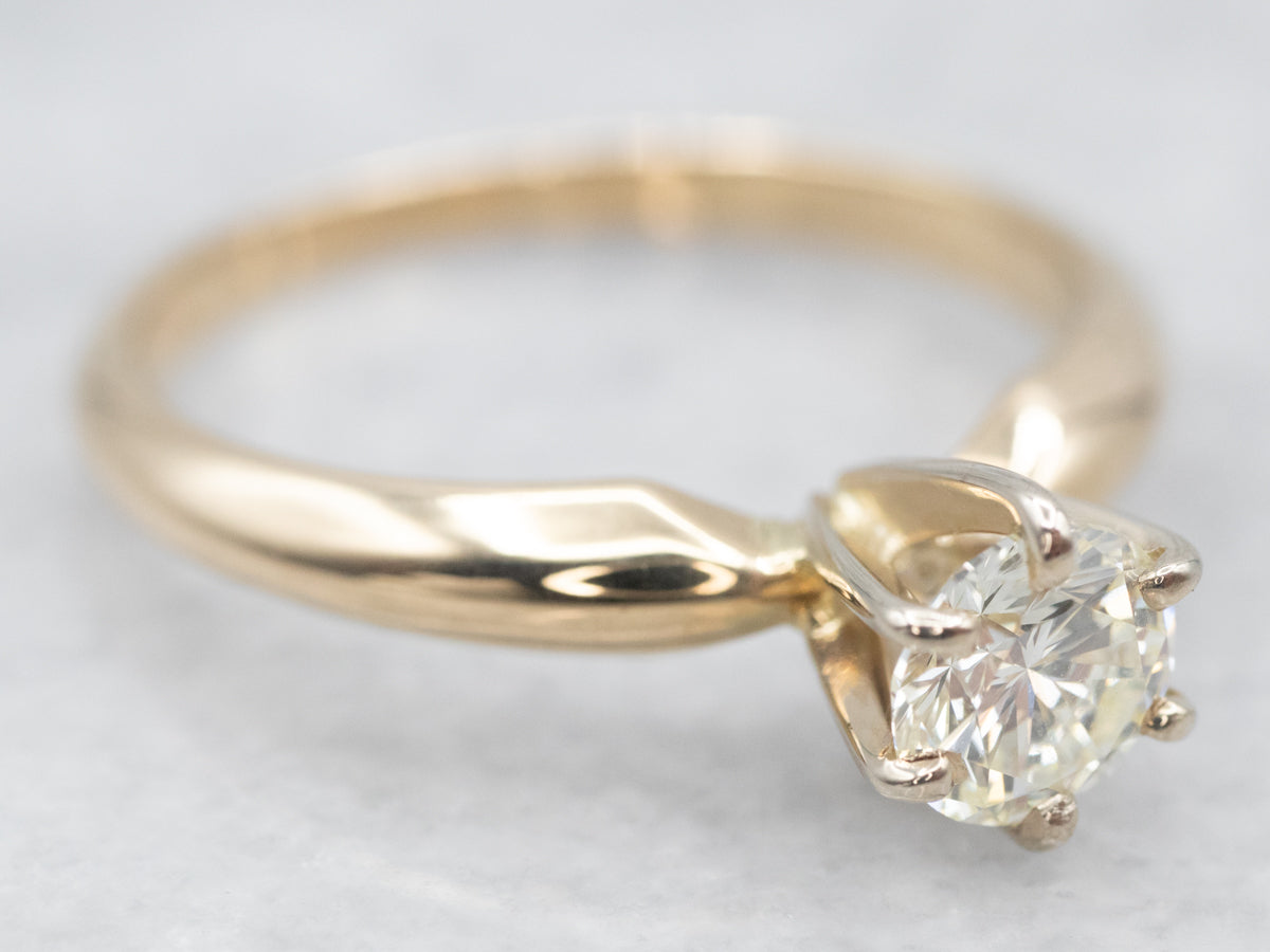 Classic Diamond Solitaire Engagement Ring