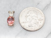 Pink Tourmaline and Diamond Accent Pendant