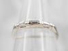 14K White Gold Multi Baguette Diamond Band Ring