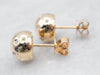 Etoile Gold Diamond Stud Earrings