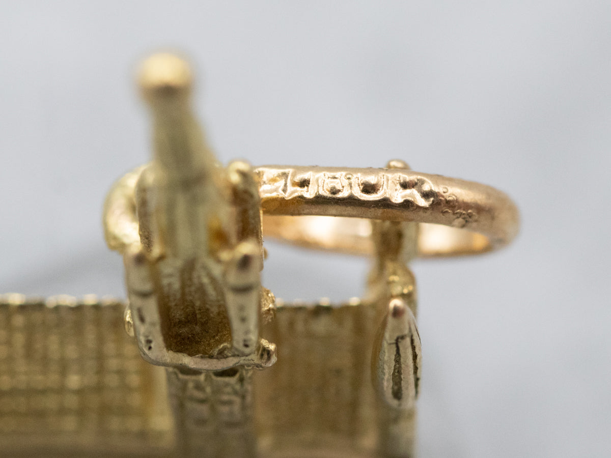 Charm vintage dorado de la Grand Place de Bruselas