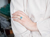 The Blue Topaz Peggy Ring