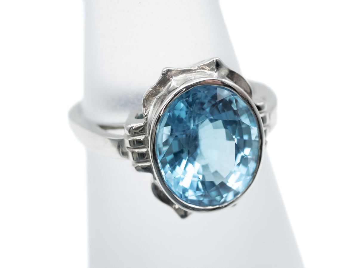The Blue Topaz Peggy Ring