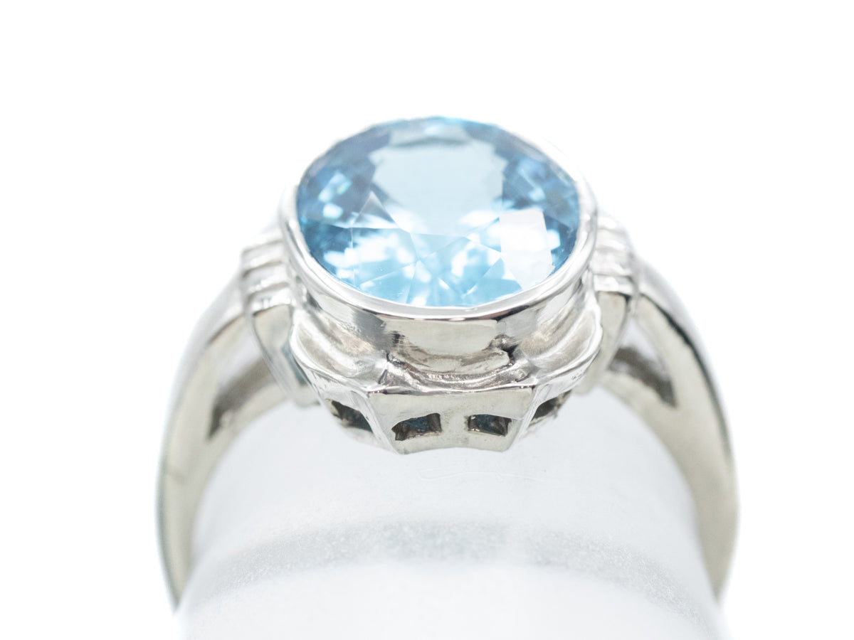 The Blue Topaz Peggy Ring