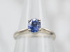 Timeless White Gold Sapphire Solitaire Engagement Ring