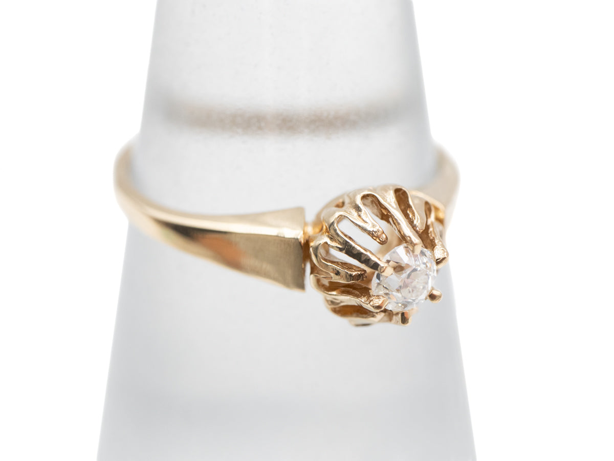 The Cathedral Old Mine Cut Diamond Ring