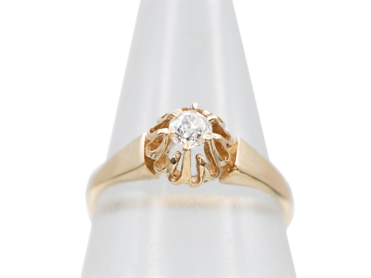 The Cathedral Old Mine Cut Diamond Ring