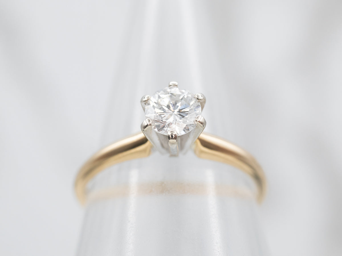Classic Diamond Solitaire Engagement Ring