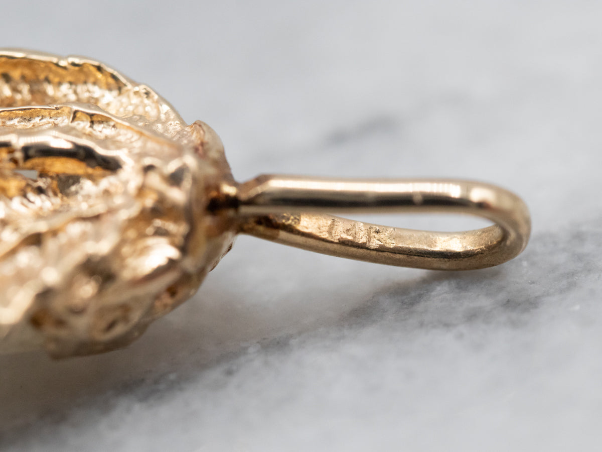 Botanical Natural River Pearl Solitaire Pendant