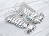 Sterling Silver Navajo Artist Randy Boyd Butterfly Brooch or Pendant