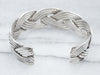 Sterling Silver Braided Cuff Bracelet