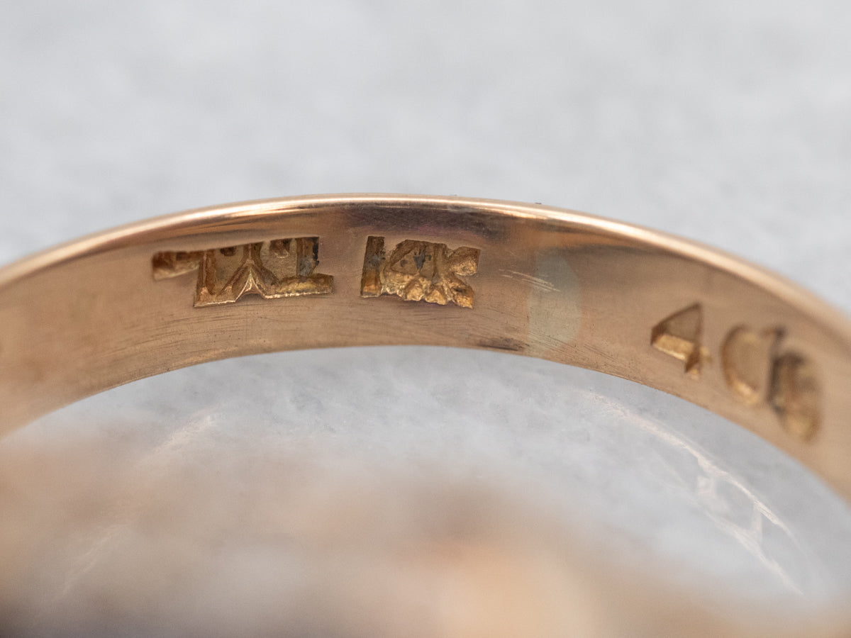 Ornate Yellow Gold Amethyst Ring