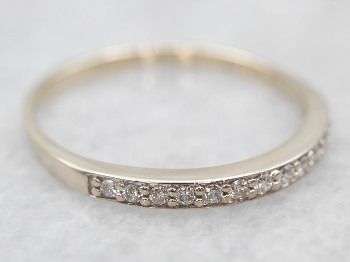 White Gold Diamond Band