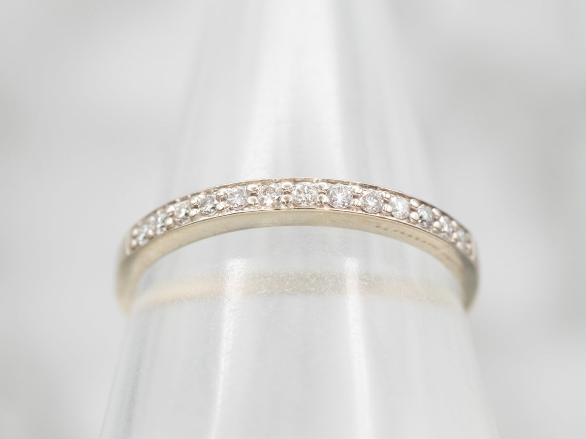 White Gold Diamond Band