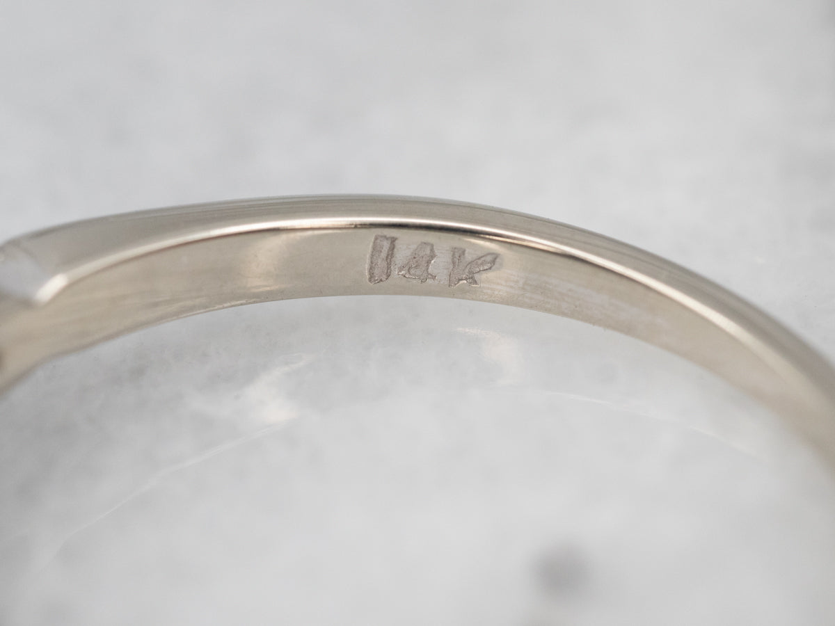 Classic Retro Era Diamond Engagement Ring