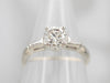 Classic Retro Era Diamond Engagement Ring