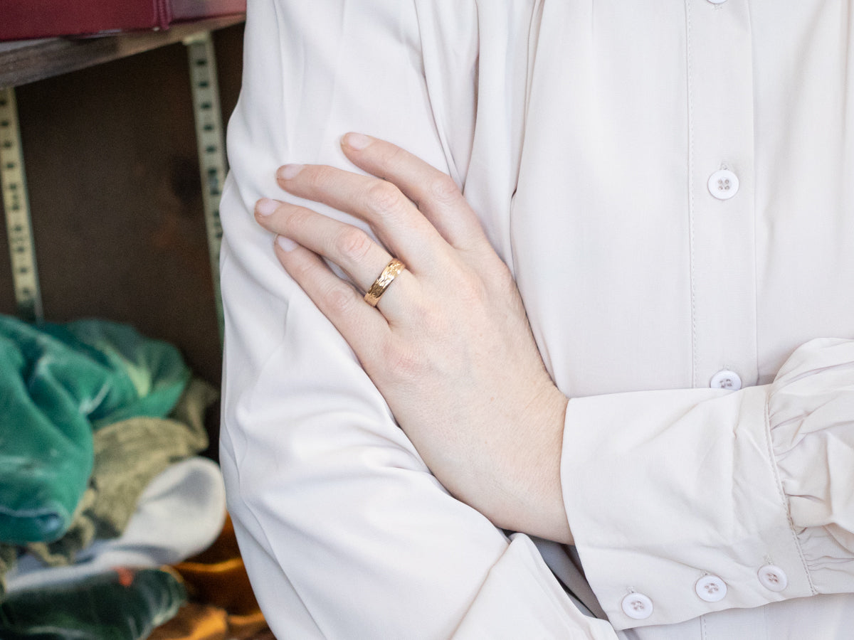 Vintage Fredrick Goldman Patterned Band