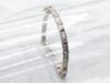 Art Deco European Cut Diamond and Synthetic Sapphire Bracelet