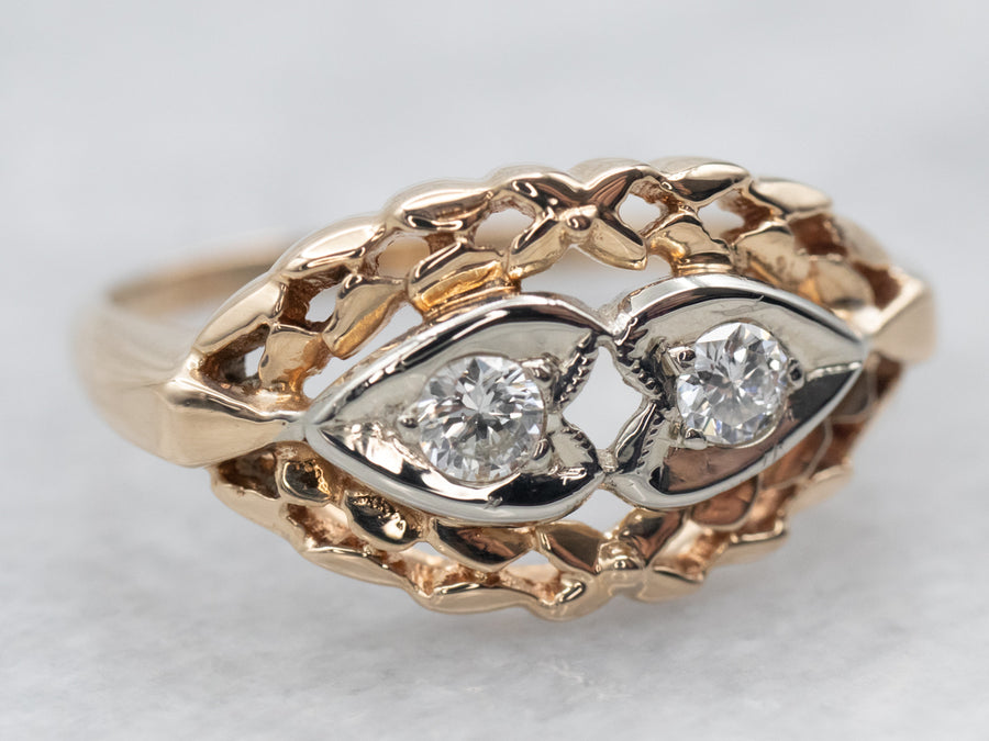 Vintage Sweetheart Diamond Ring
