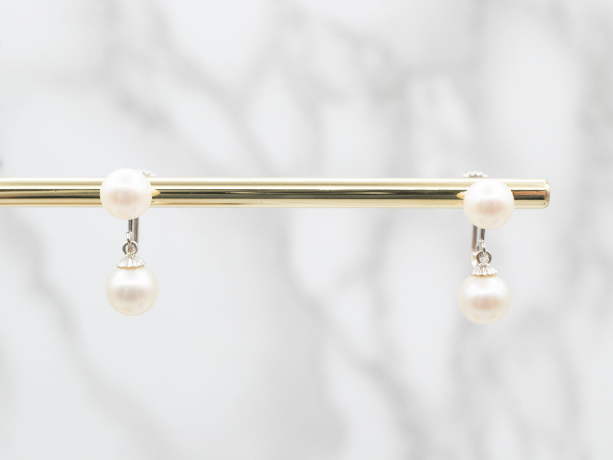 Elegant Pearl Drop Earrings